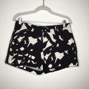 Banana Republic Black & White Jacquard Shorts 10